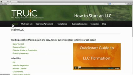 Form an LLC in Maine