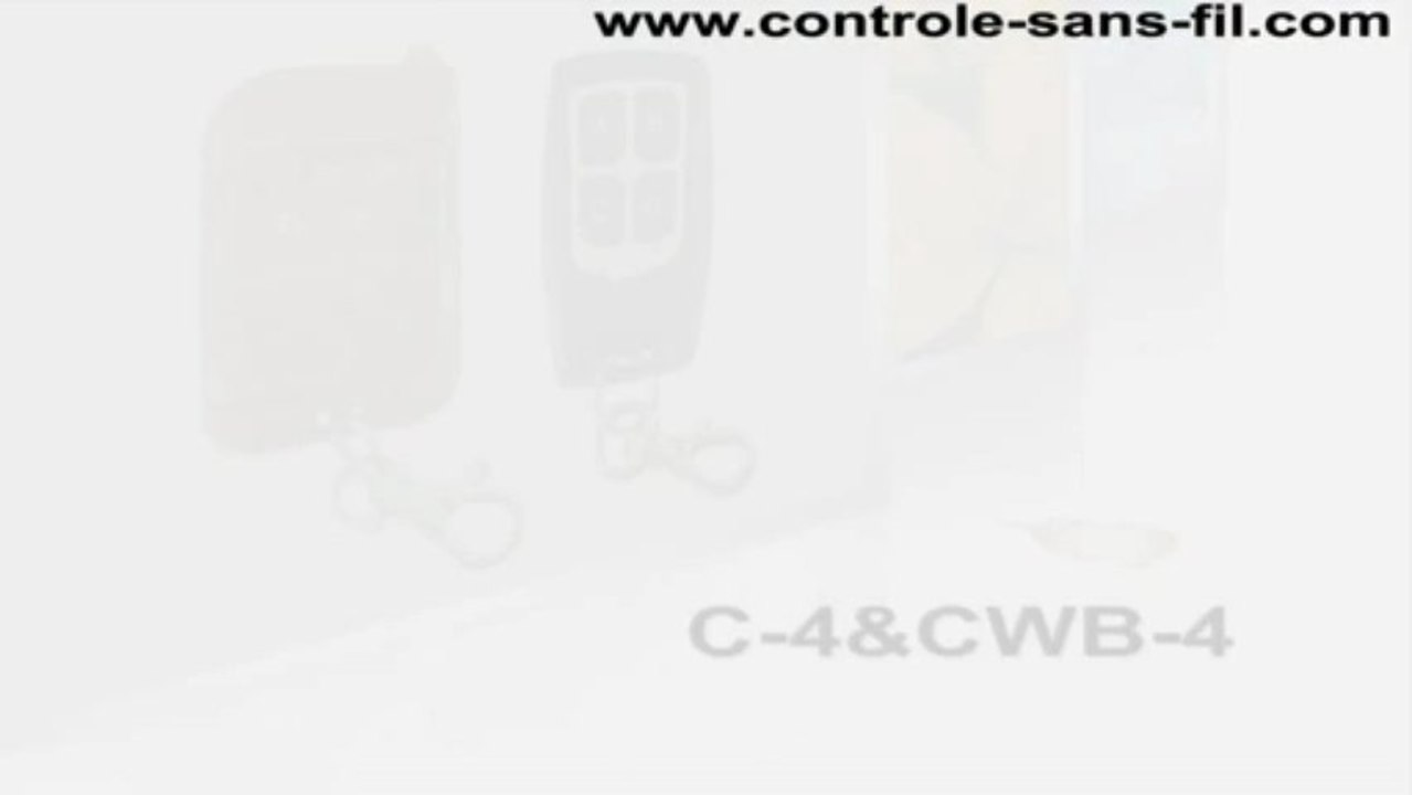 Comment faire une télécommande cloneable étanche universelle 4 touches travailler?