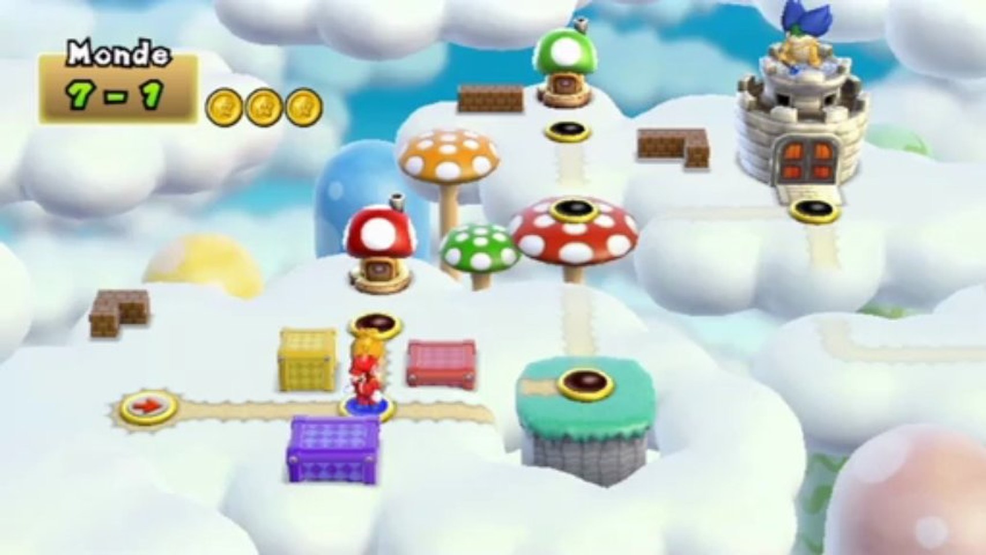 New Super Mario Bros. Wii - Monde 7 : Niveau 7-1 - Vidéo Dailymotion
