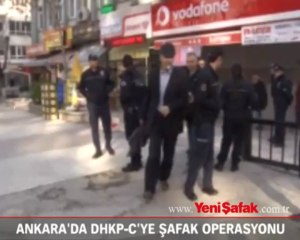 Ankara'da DHKP-C'ye şafak operasyonu