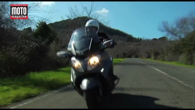 Essai Suzuki 650 Burgman : le scooter GT protéiforme (2013)