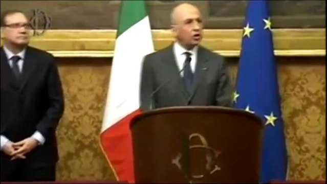 Roma - Consultazioni parti sociali - Antonio Pautelli (Abi) e Aldo Minucci (Ania) (24.03.13)