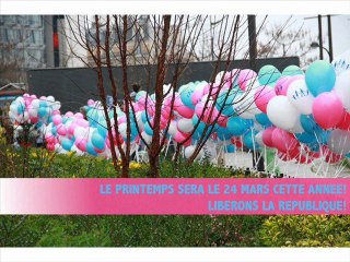 MANIF POUR TOUS, à Paris : A l'Arc de Triomphe ! - 24/03/2013