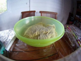 la montée d'une pâte à pain