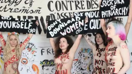 Les Femen s'invitent au salon de l'érotisme !