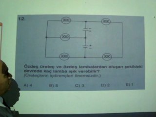 UĞUR DER. 11. SINIF YGS-2  SORU 12