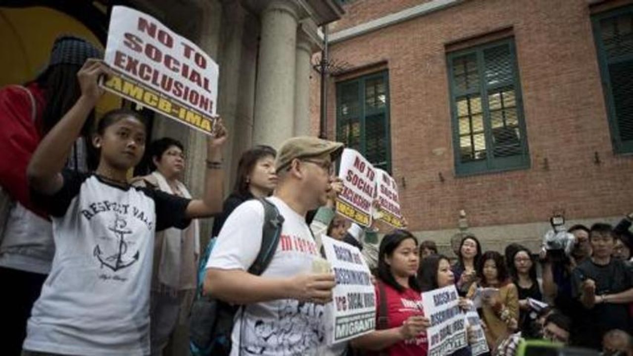 Hong Kong maids lose residency fight