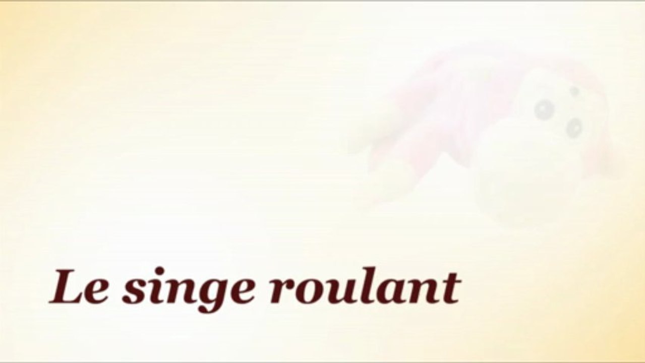 Singe qui rigole et qui tourne