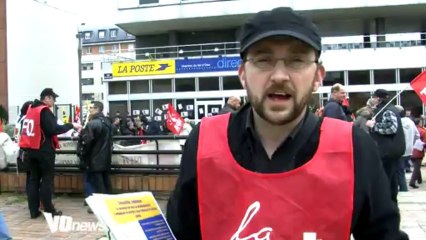 Les postiers manifestent contre la réorganisation