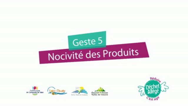 Réduisons nos Déchets Geste 5 - Nocivité des Produits