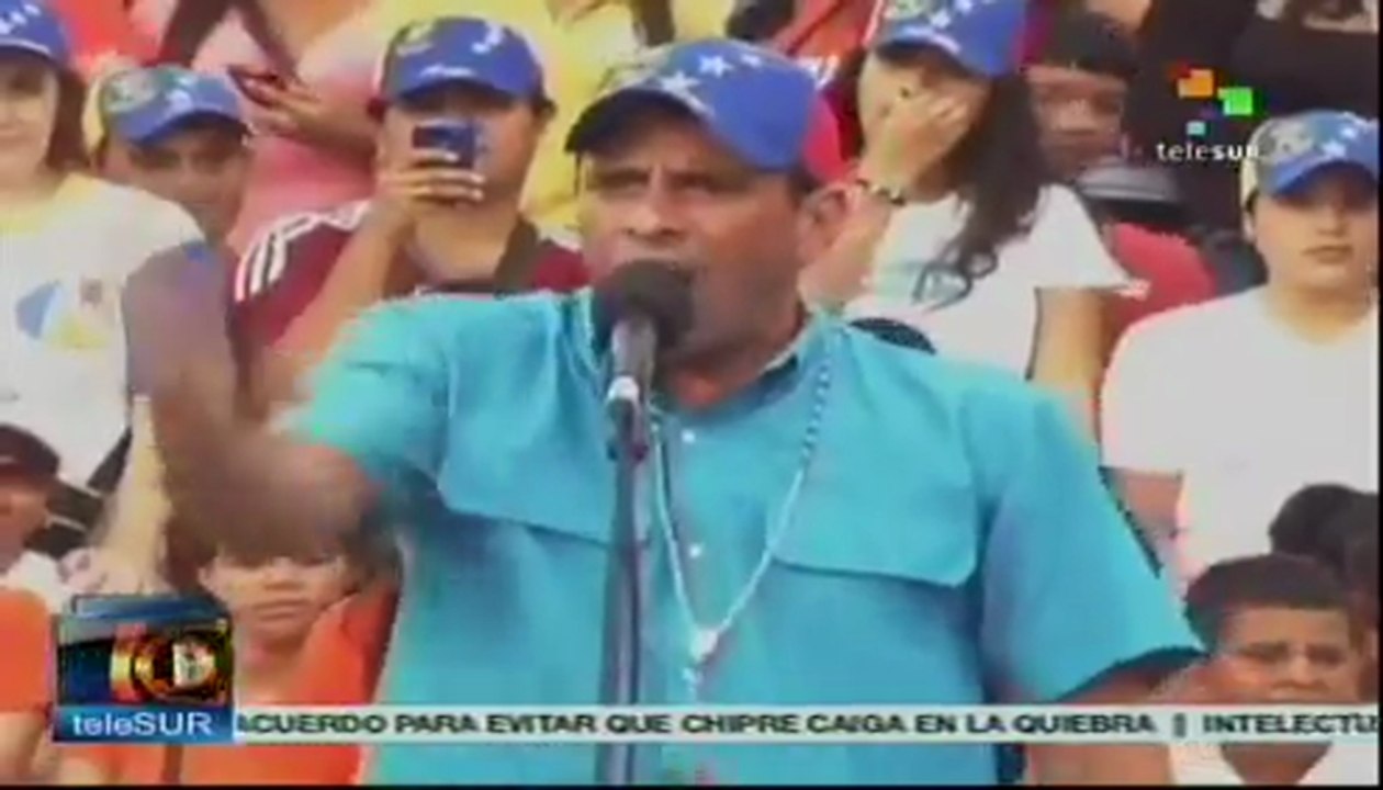 Campaña electoral de Capriles tiene un componente religioso