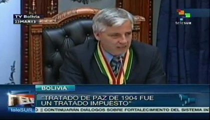 El Tratado de 1904 no fue libremente aceptado: García Linera