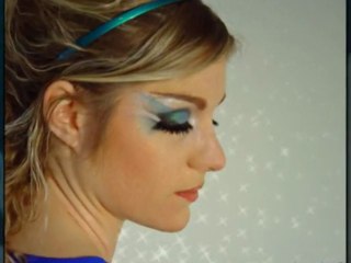Maquillage mode bleu