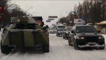 Neve provoca caos em Kiev