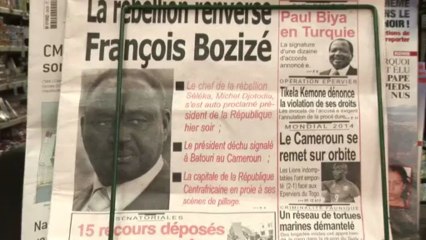 Les quotidiens camerounais titrent sur l'arrivée de Bozizé