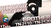 Méthode pour recharger une cartouche laser Brother HL-2140