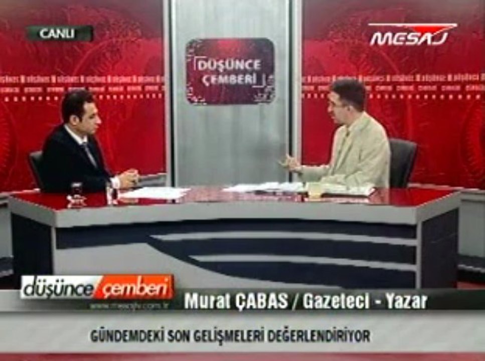 Mesaj Tv Düşünce Çemberi 25,03,2013 1.Bölüm