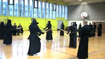 Passage de grade à Lyon - Mars 2013 : 2ème Geiko avec motodachi Vincent