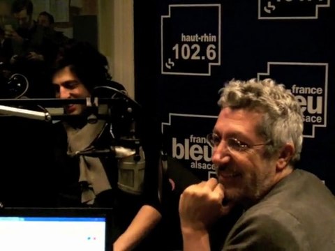 Alain Chabat - Max Boublil invités de France Bleu Alsace pour Les Gamins