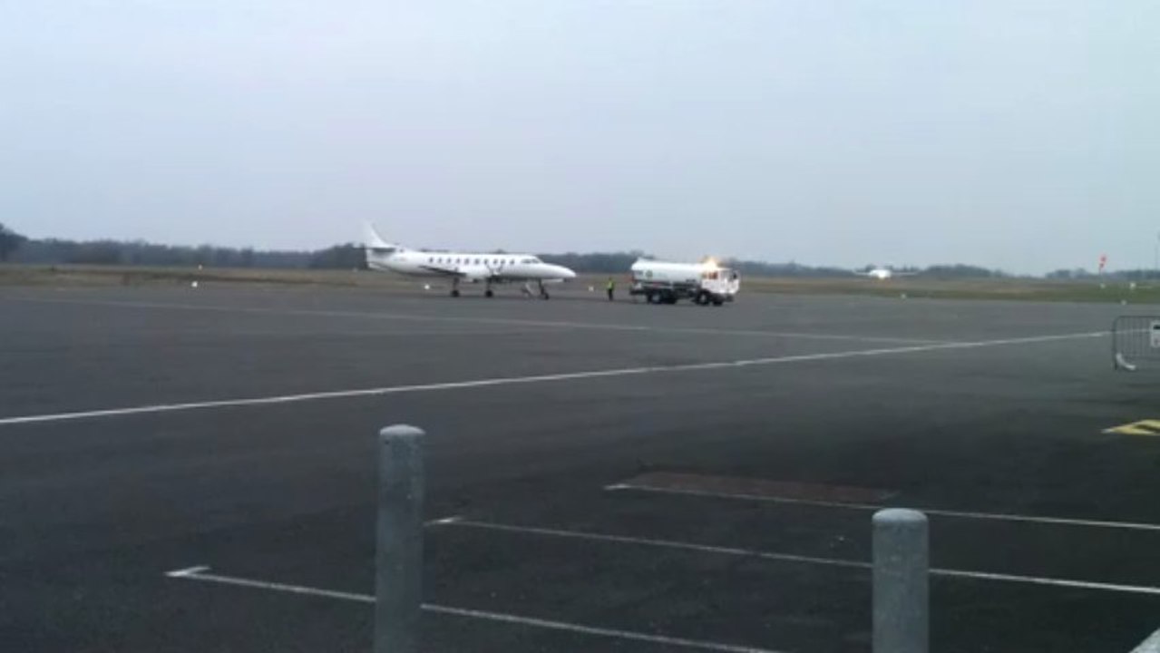 décollage 737 à l'aéroport d'Angers