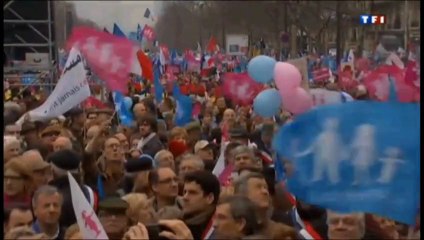 Rassemblement contre le mariage gay 24 mars 2013