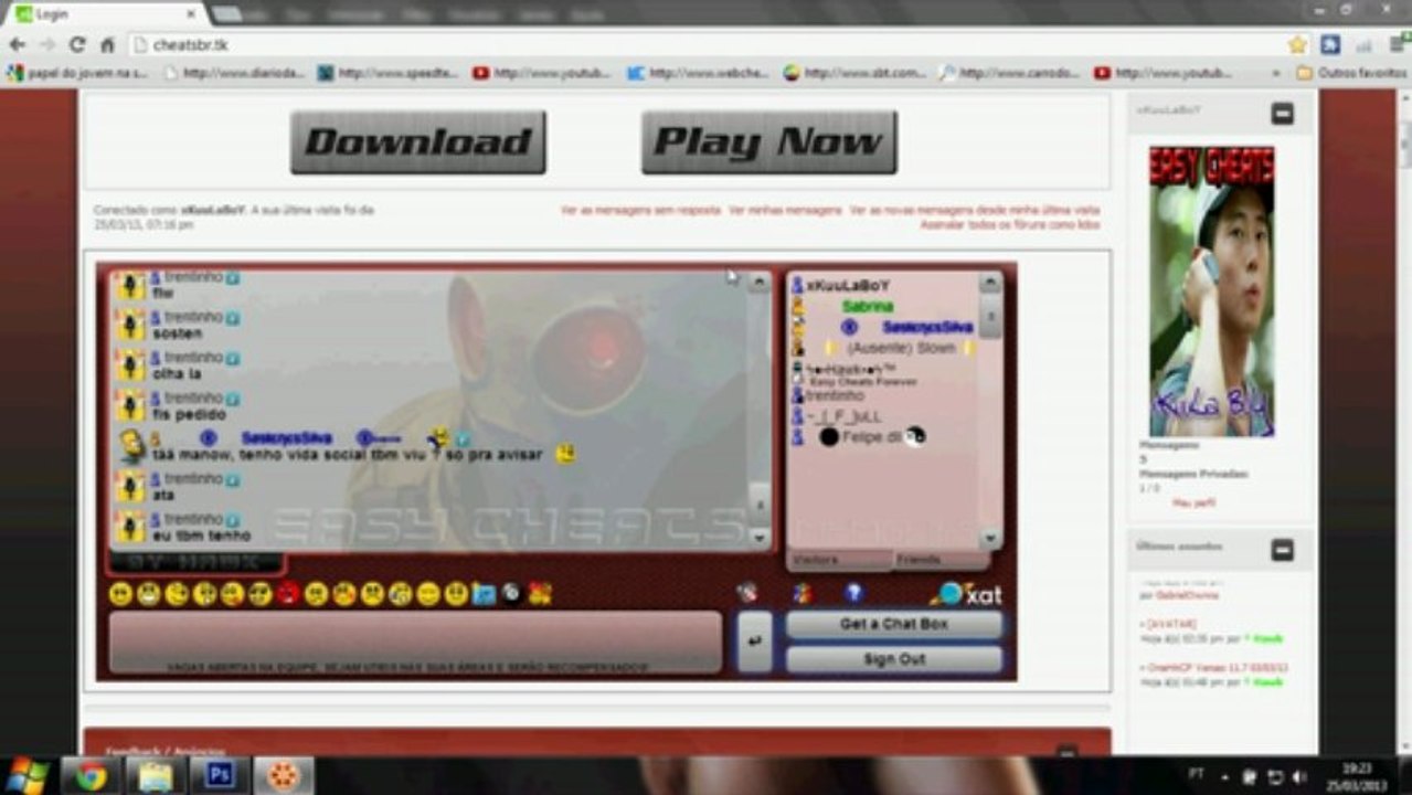 Editando Emblema de clã Point Blank