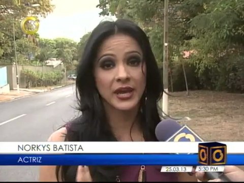 Norkys Batista se defiende ante suspensión de obra de teatro