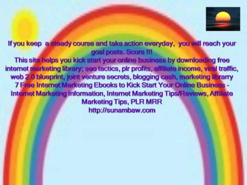 Internet Marketing Information to Kick Start Your Online Business