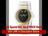 [BEST BUY] Movado Men's 606381 Luno Sport Two-Tone Black Round Dial Bracelet Watch