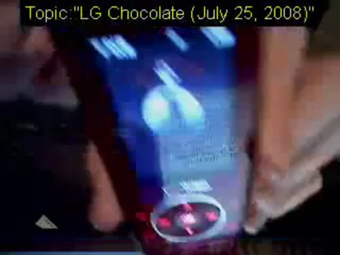 Verizon Wireless LG Chocolate VX8550 Red Phone