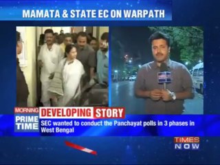 Mamata and state Election Commission on the warpath