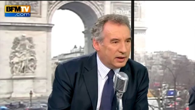 Bayrou: Hollande ne doit pas retirer le projet de loi sur le mariage pour tous - 26/03