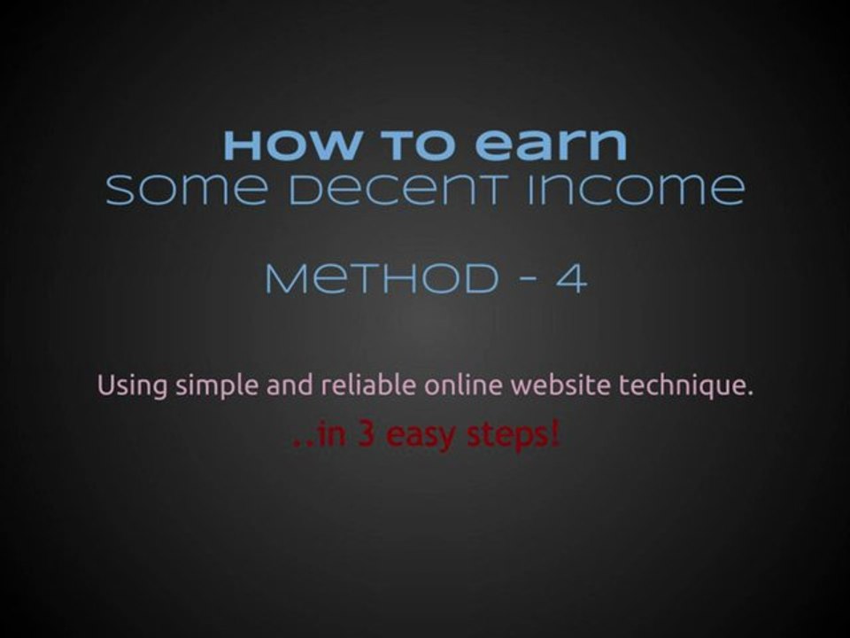 Fast Money - Online Tutorial 2013