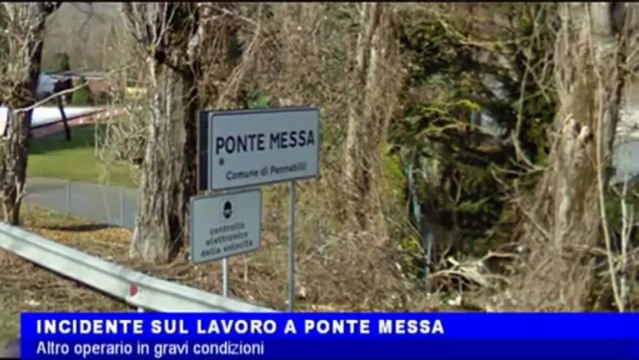 Incidente sul lavoro a Ponte Messa, altro operaio in gravi condizioni