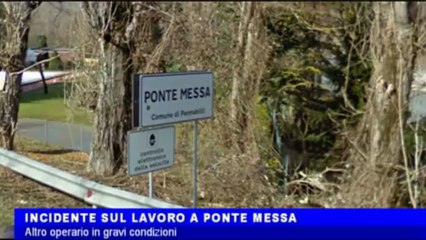 Incidente sul lavoro a Ponte Messa, altro operaio in gravi condizioni