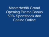 Masterbet88 Grand Opening Promo Bonus 50% Sportsbook dan Casino