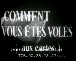 Comment vous êtes volés…aux cartes