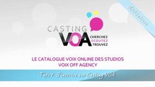 CVOA - Tuto utilisateurs 1 : S'inscrire sur Casting VOA