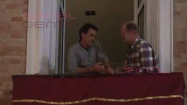 Banderas y sus hijas disfrutan de la Semana Santa malagueña