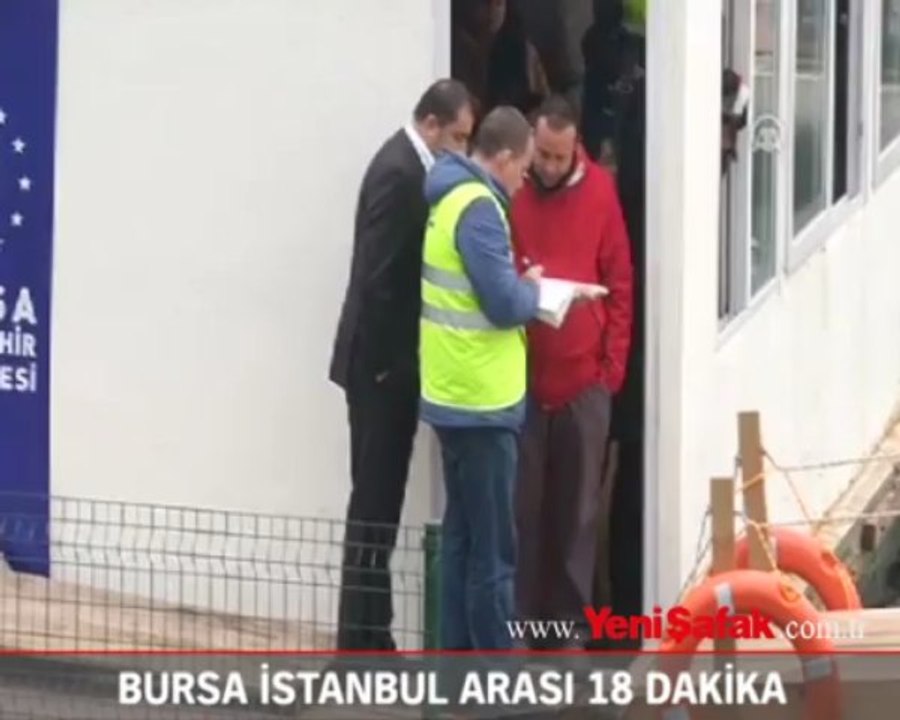 Bursa-İstanbul arası 18 dakika