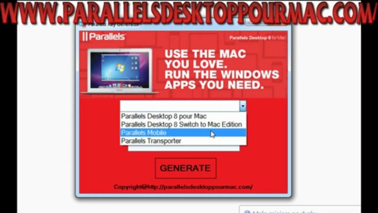Parallels pour Mac Keygen