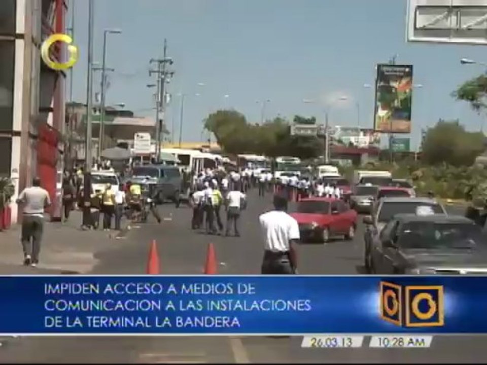 Impiden acceso a medios de comunicación a las instalaciones de la terminal La Bandera