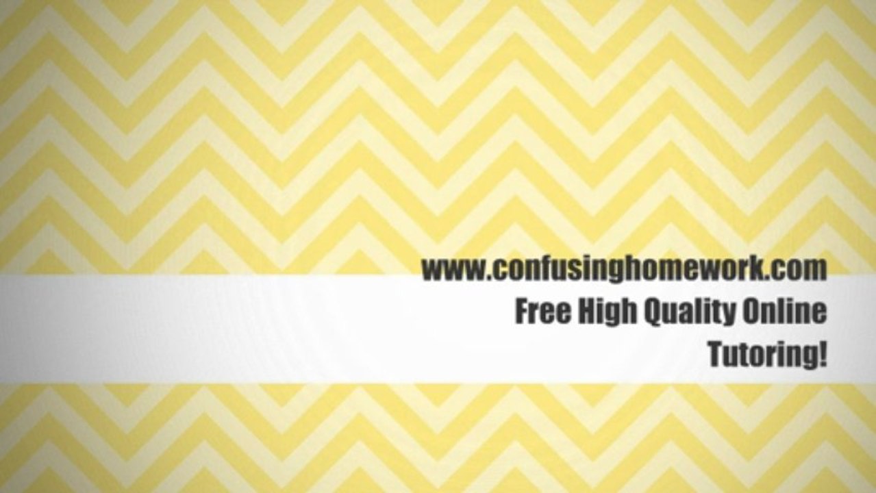 Best Online Homework Help. Free High Quality Affordable Online Tutoring