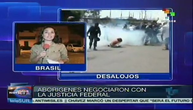 Indígenas brasileños continúan protestando por sus derechos