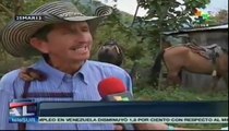 Reserva campesina colombiana en zona de guerra