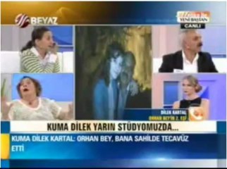 Beyaz tv stüdyoda kavga