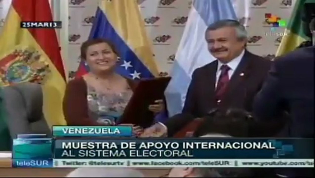 CNE y Unasur firman acuerdo de acompañamiento e...