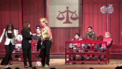 طلعت زكريا ووائل نور في كواليس مسرحية الكوتش