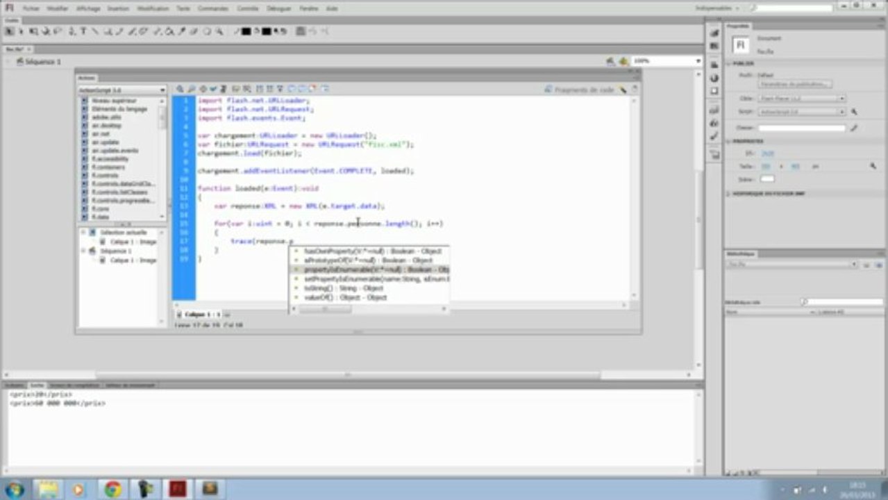 Creatiim - Importer et lire un .xml en Action Script 3