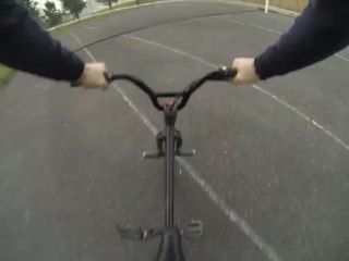 slow motion BMX FLAT spining megaspin HD720